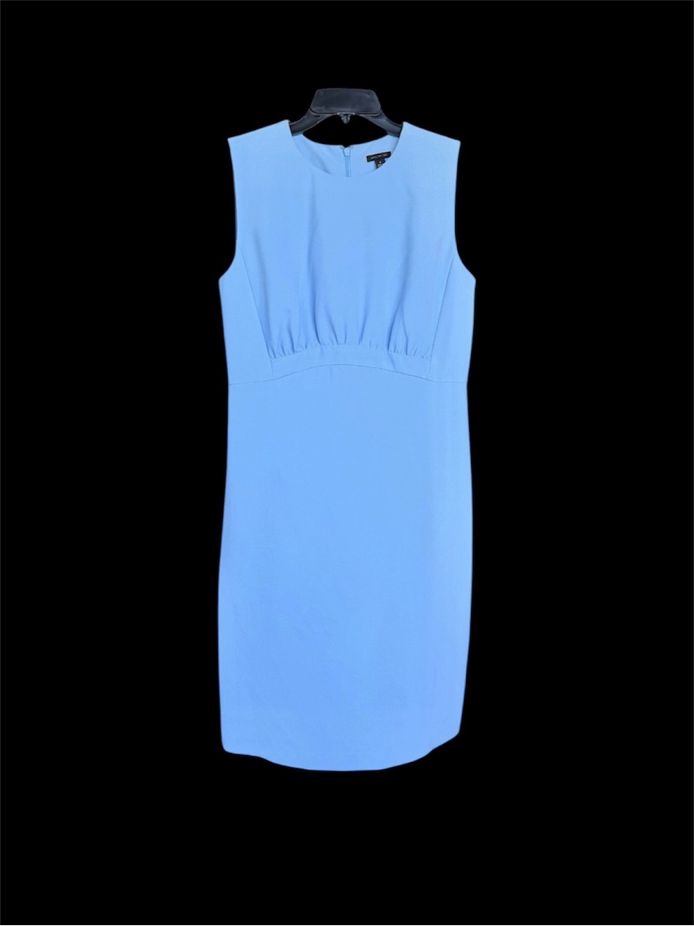 ANN TAYLOR, NWOT, WOMENS BLUE, SLEEVELESS, EMPIRE-WAIST SHEATH DRESS. SIZE 8